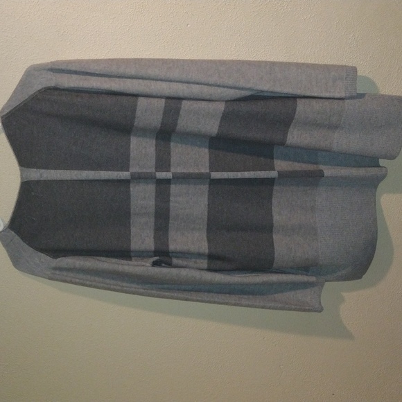 NWT Calvin Klein Color Block/Striped Cardigan Wool Blend L - Picture 7 of 7